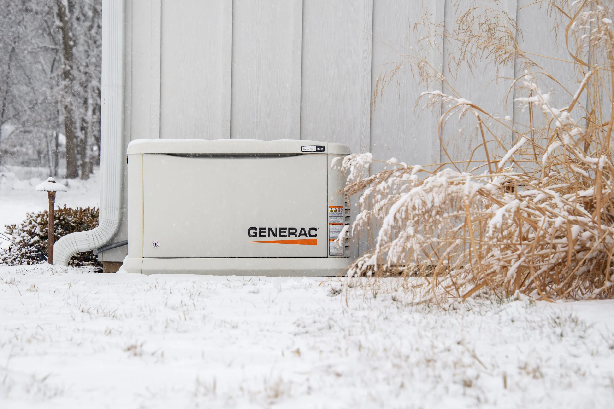 Generac standby generator in winter conditions
